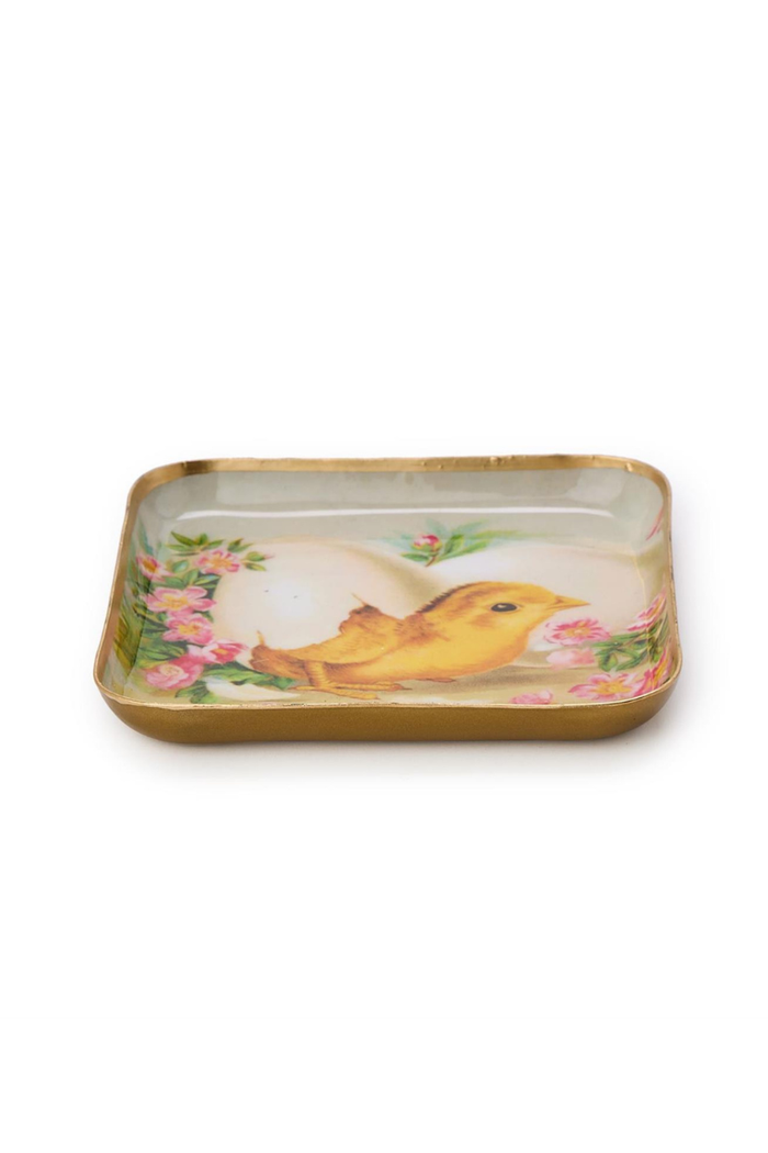 Easter Hello Metal Trays - FINAL SALE