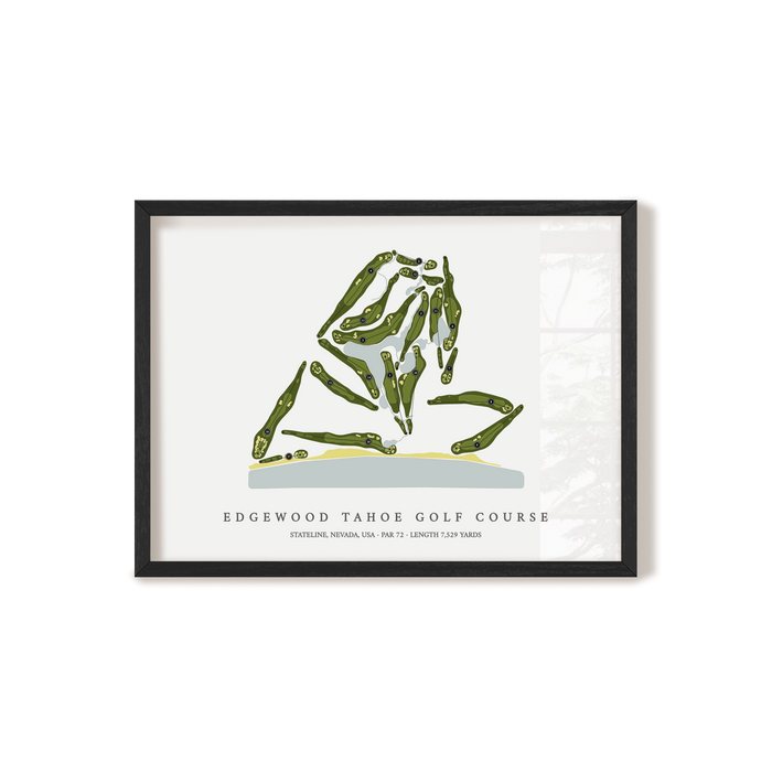 Edgewood Tahoe Golf Course | Golf Course Print | Black+Frame