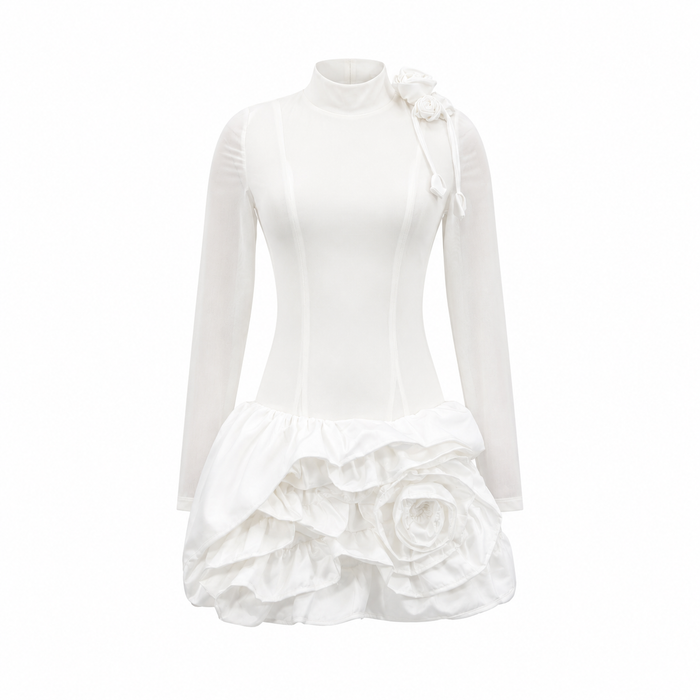 Elegant Floral Mini Dress - Blossom