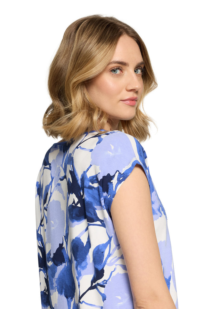 Embellished Printed Top