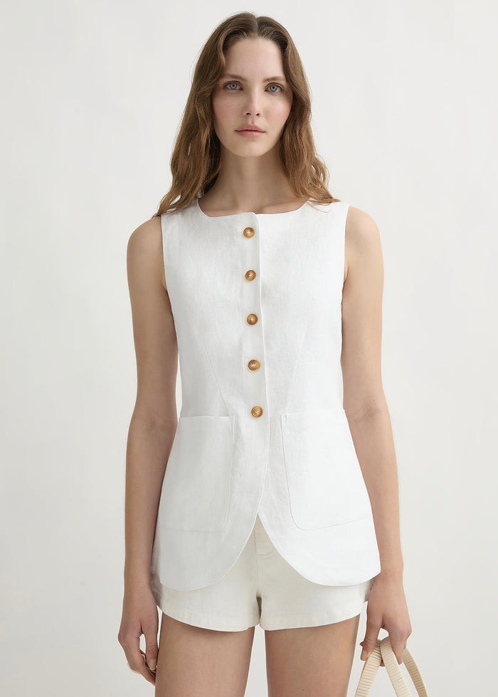 Emma Vest (Ivory)