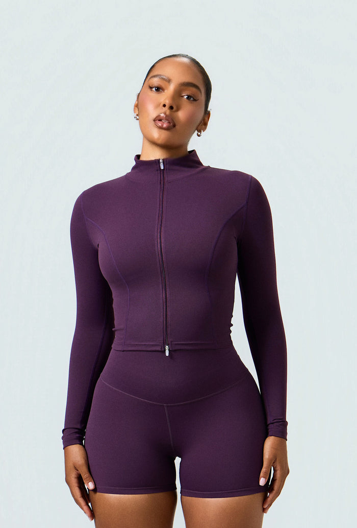 Essential 4" Biker Shorts - Plum
