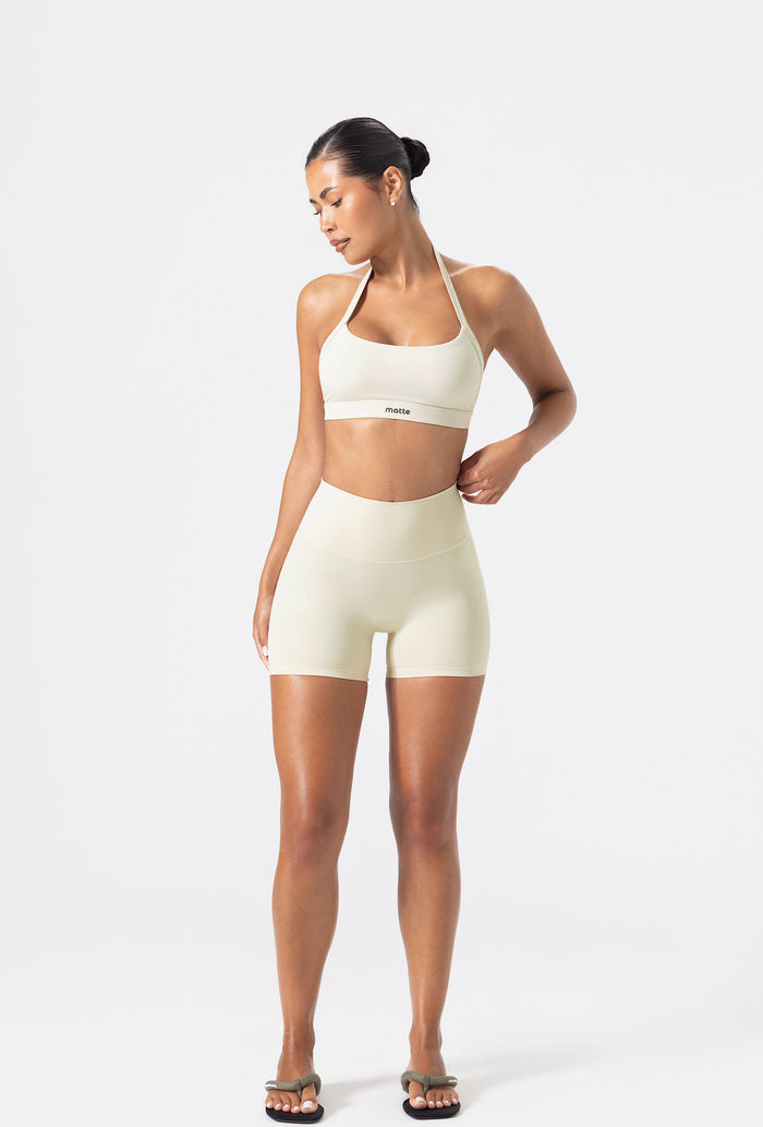 Essential 4" Biker Shorts - Vanilla