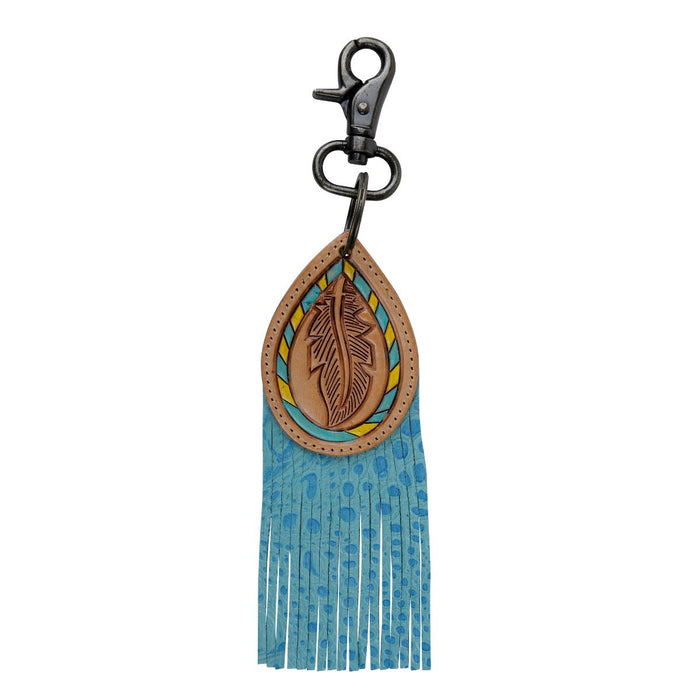 ETHNIC BLUES KEY FOB