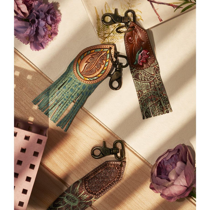 ETHNIC BLUES KEY FOB