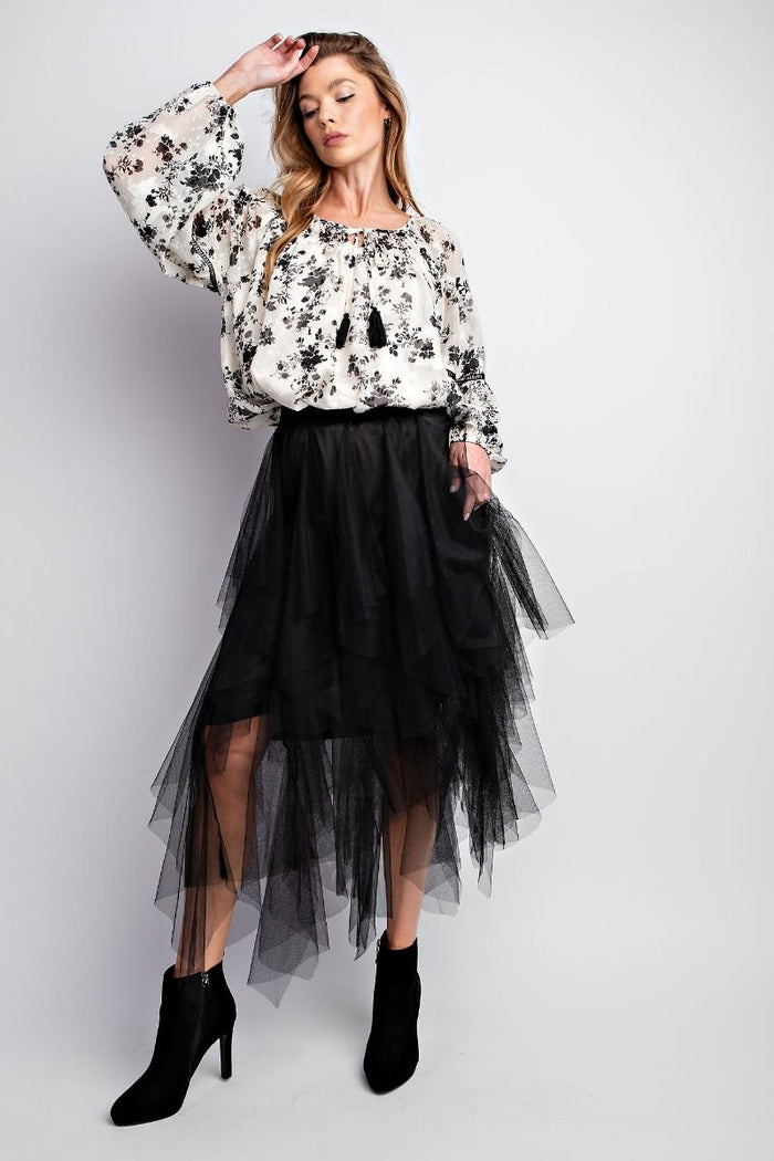 FAIRY MESH MAXI SKIRT