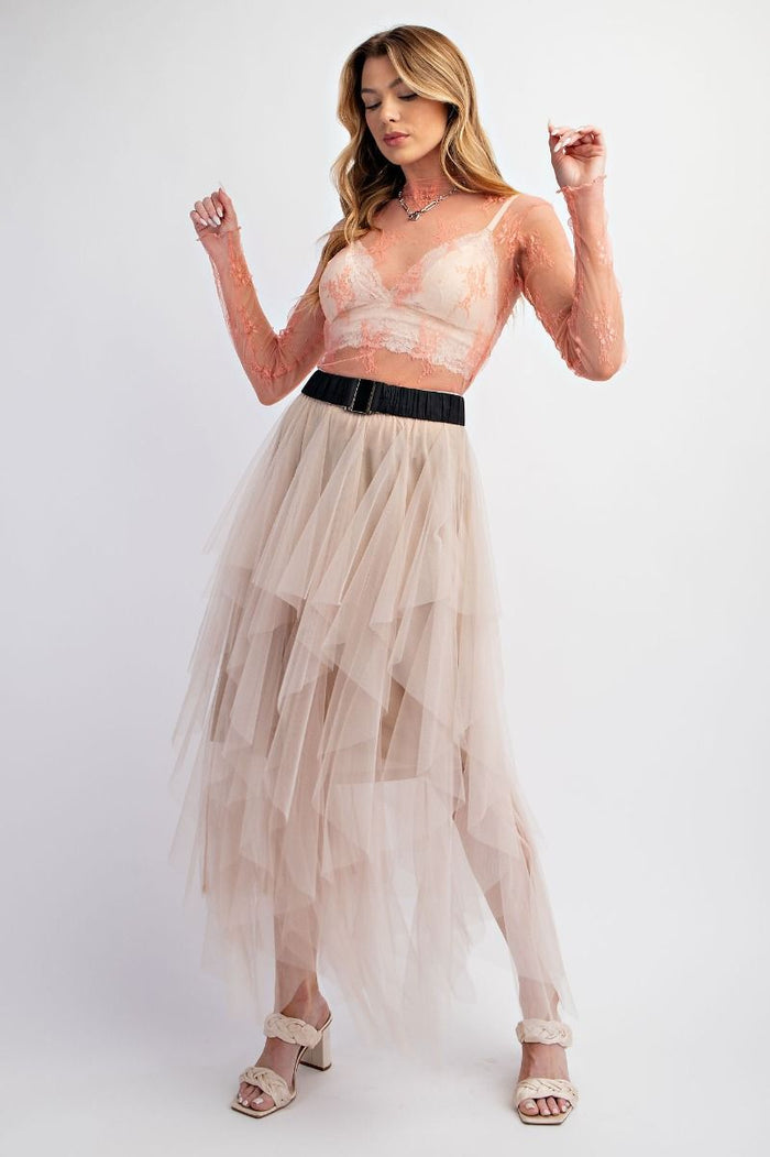 FAIRY MESH MAXI SKIRT