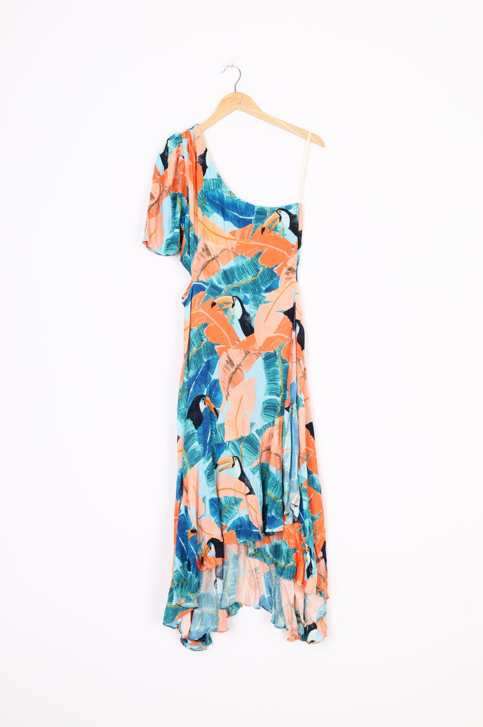 Farm Rio Womens Blue Dress Size M