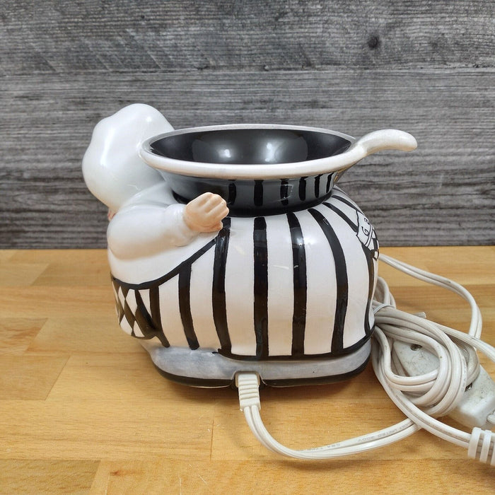 Fat Italian Chef Scented Wax Fragrance Warmer Melter 6" Electric Kitchen Decor