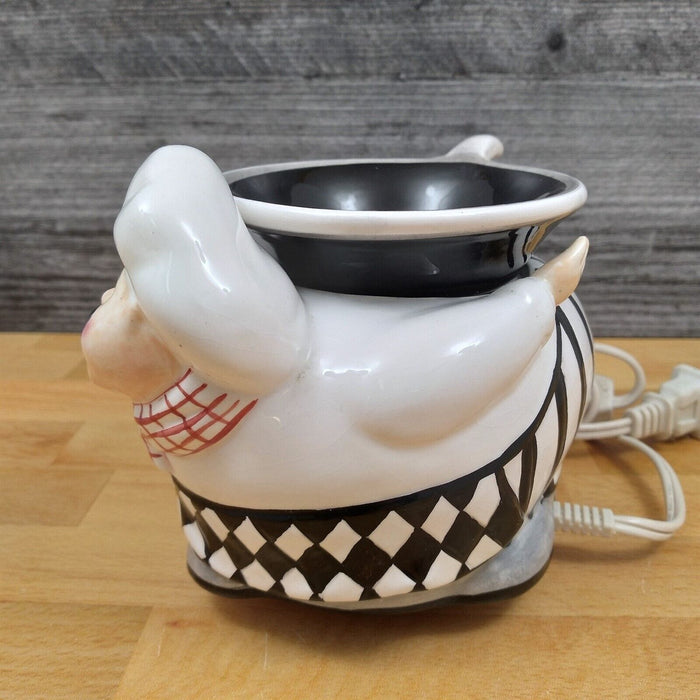 Fat Italian Chef Scented Wax Fragrance Warmer Melter 6" Electric Kitchen Decor
