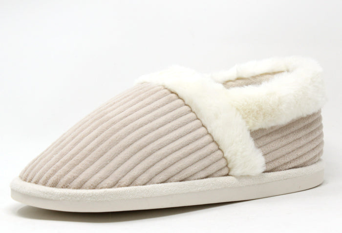 Faux Fur Cuff Slipper