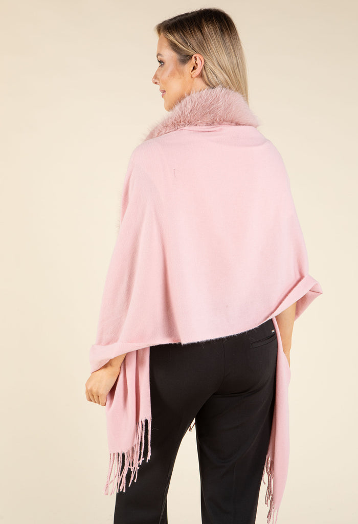Faux Fur Shawl