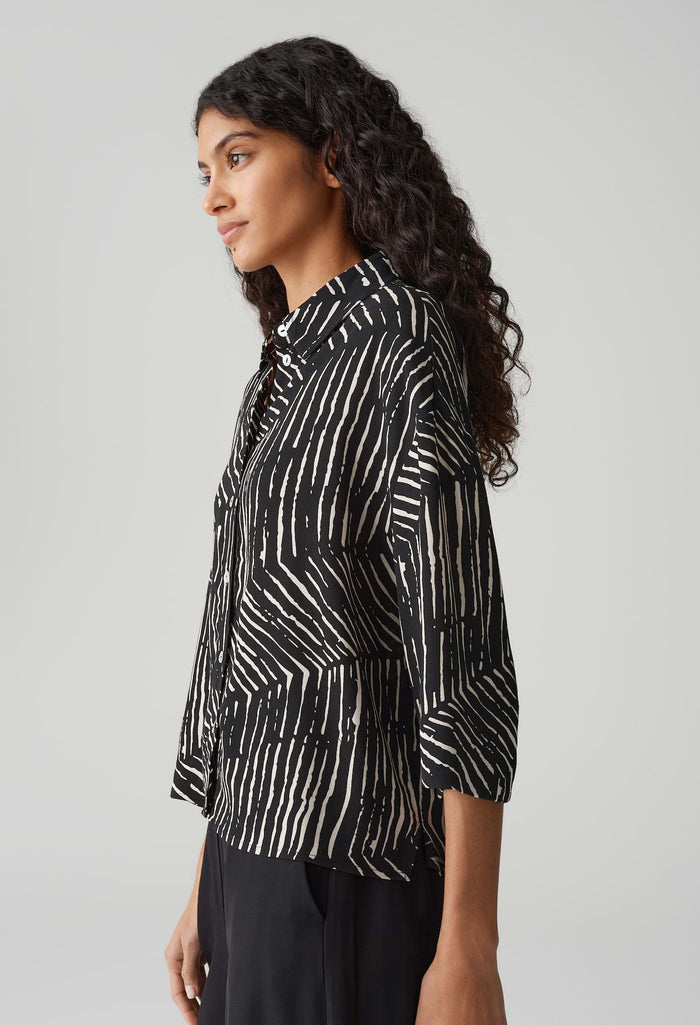 Fiana Palm Leaves Blouse