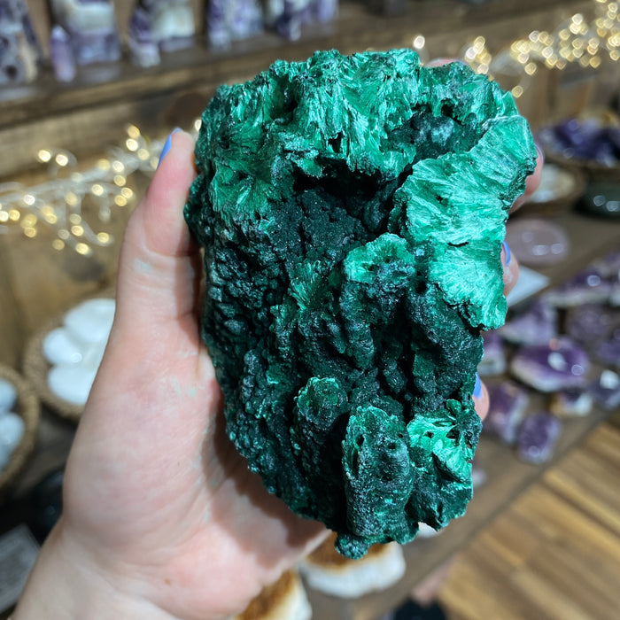 Fibrous Malachite Specimen