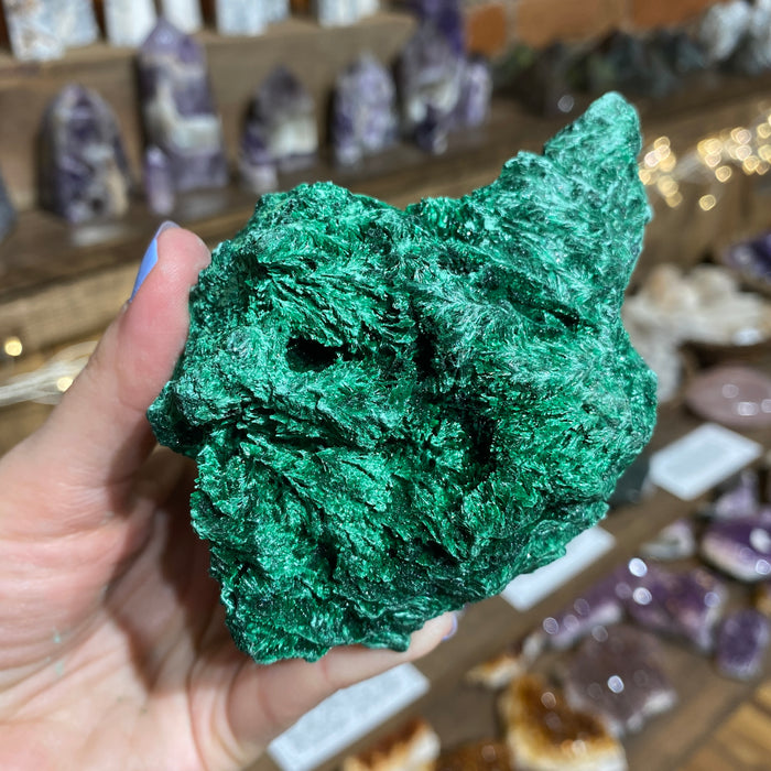 Fibrous Malachite Specimen