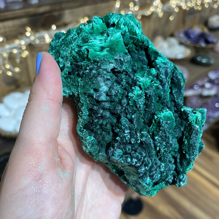 Fibrous Malachite Specimen