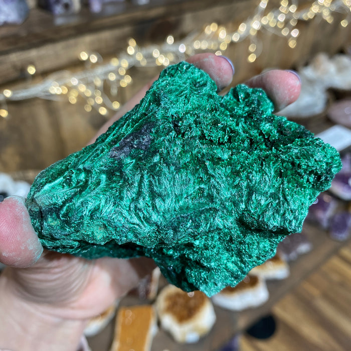 Fibrous Malachite Specimen