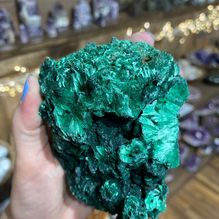 Fibrous Malachite Specimen