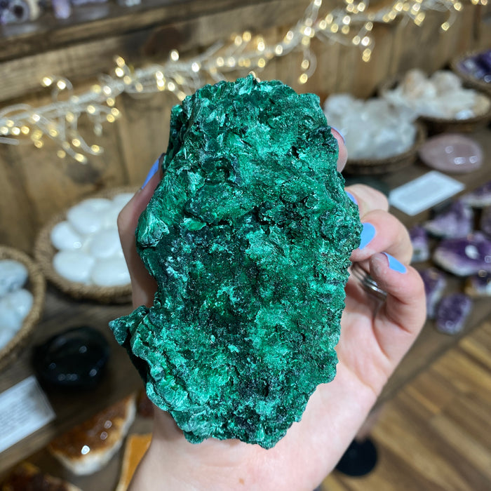 Fibrous Malachite Specimen