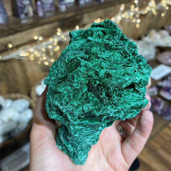 Fibrous Malachite Specimen