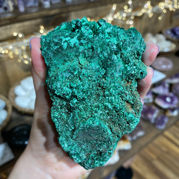Fibrous Malachite Specimen