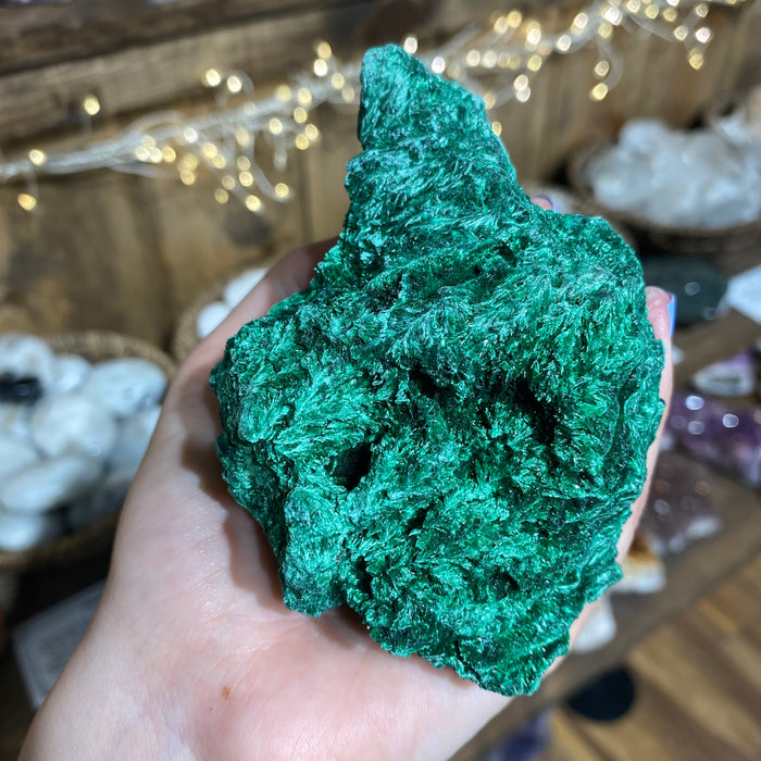 Fibrous Malachite Specimen