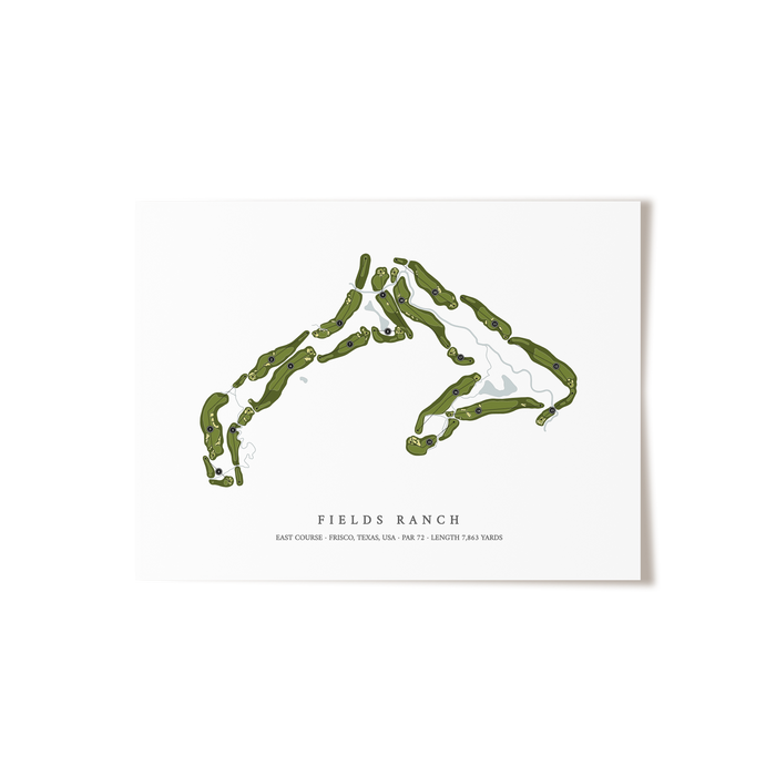 Fields Ranch - East Course | Golf Course Print | Unframed