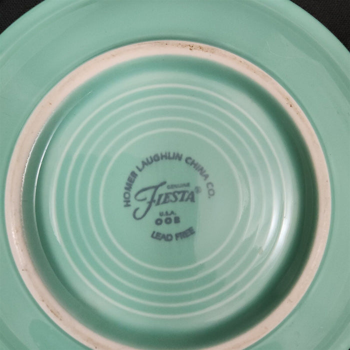 Fiesta Ware Homer Laughlin 2 Green Bread Butter Dessert Plate Set Ceramic Vtg