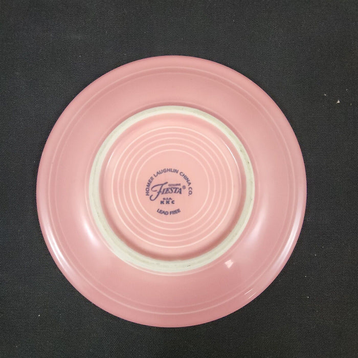 Fiesta Ware Homer Laughlin Pink Rose Bread Butter Dessert Plate Ceramic Vtg