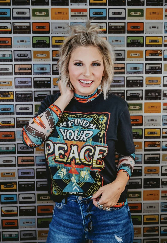 Find Your Peace Printed T-Shirt