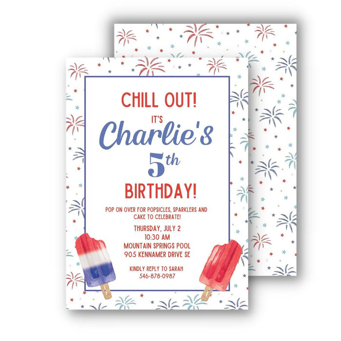 Fireworks Party Invitation
