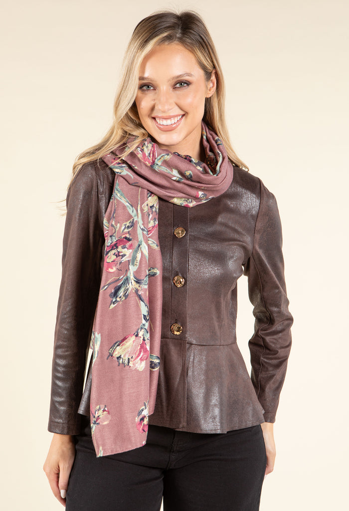 Floral Design Scarf
