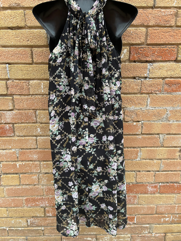 Floral Halter Dress
