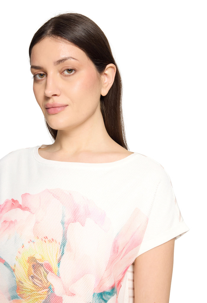 Floral Motif T-Shirt