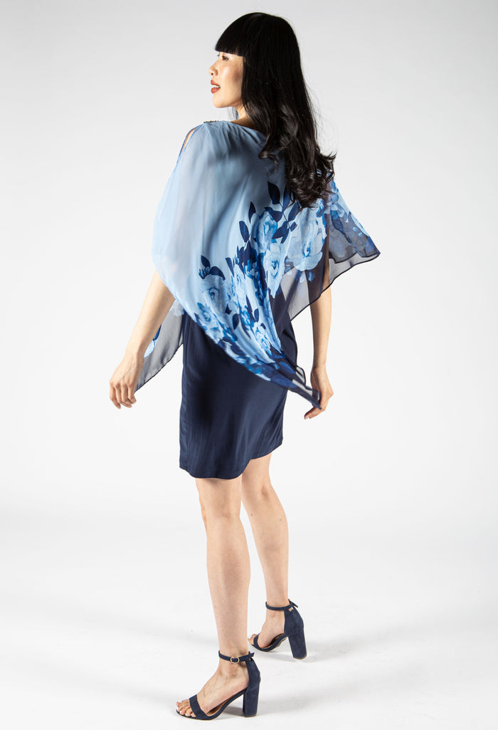 Floral Overlay Dress