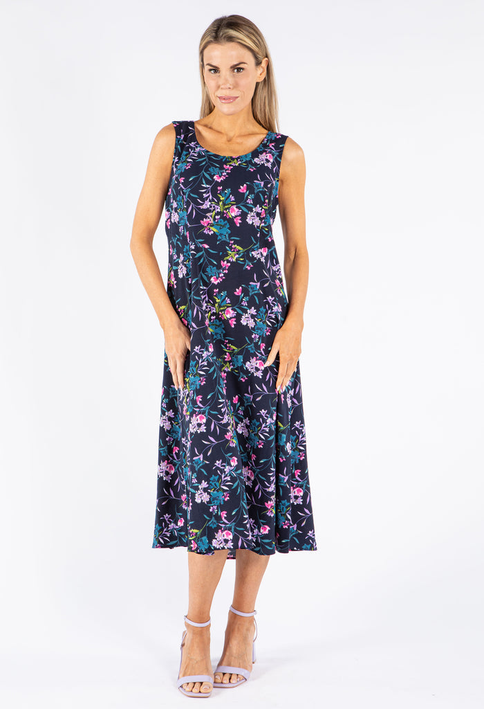 Floral Print Midi Dress