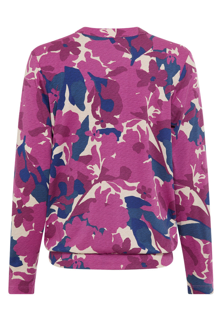 Floral Print V-Neck Blouse