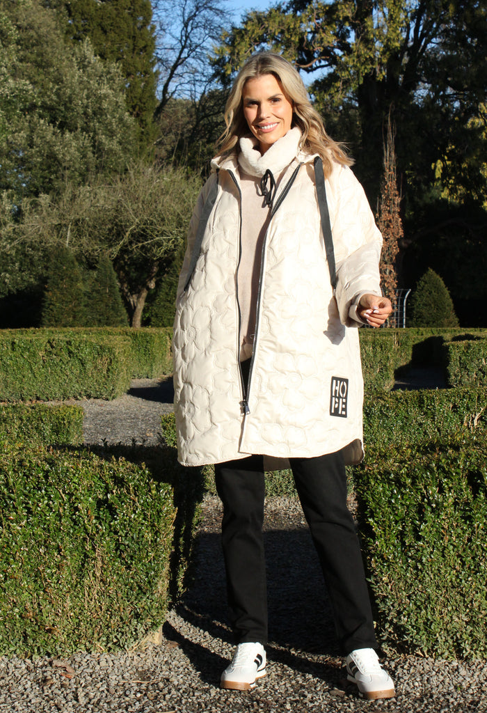Floral Quilted Coat