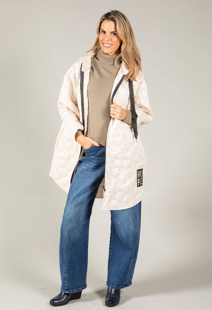 Floral Quilted Coat