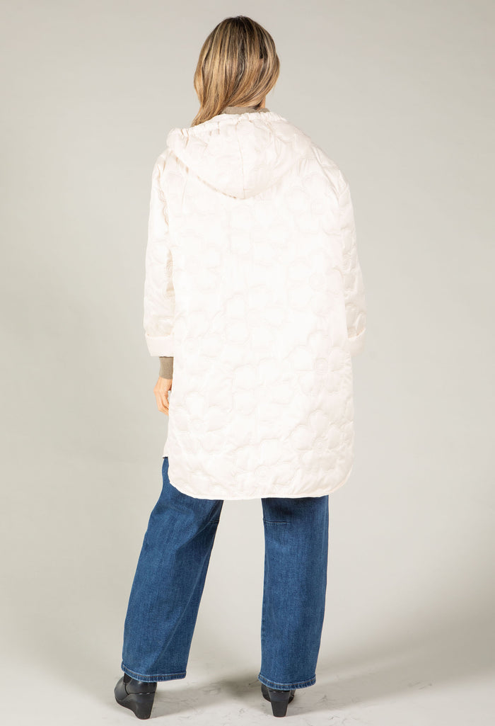 Floral Quilted Coat