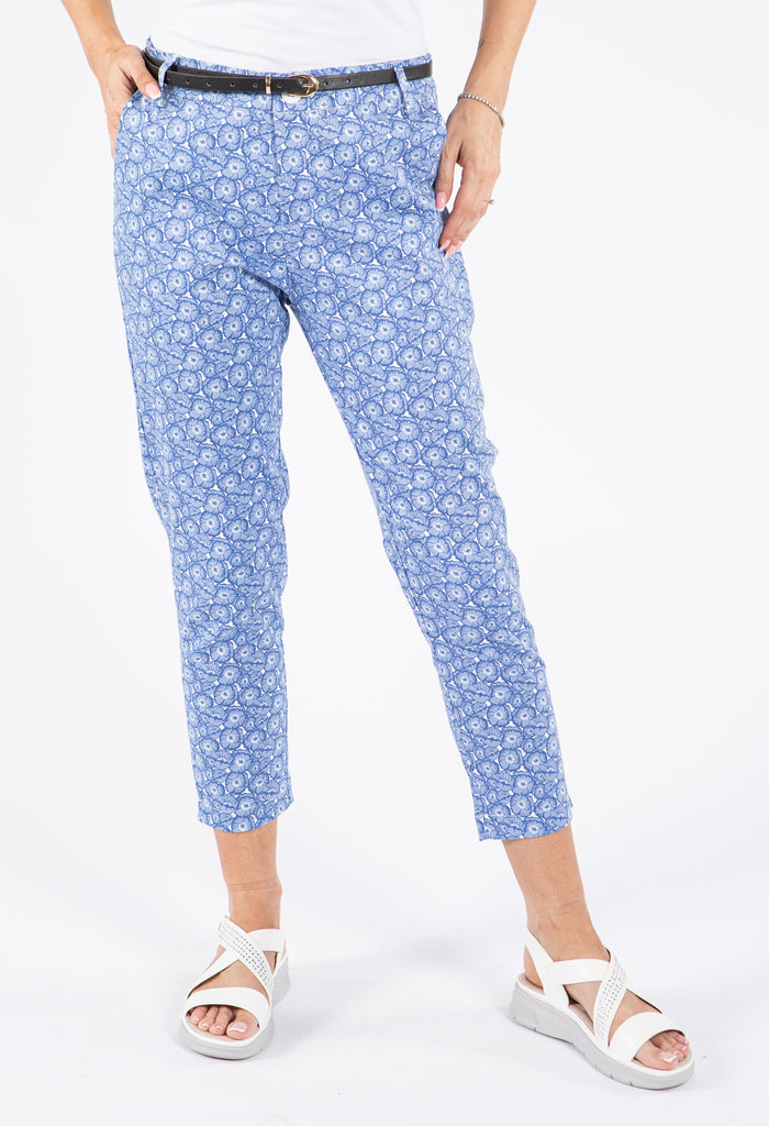 Floral Slim Fit Trousers