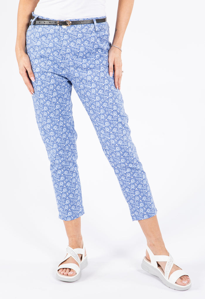 Floral Slim Fit Trousers