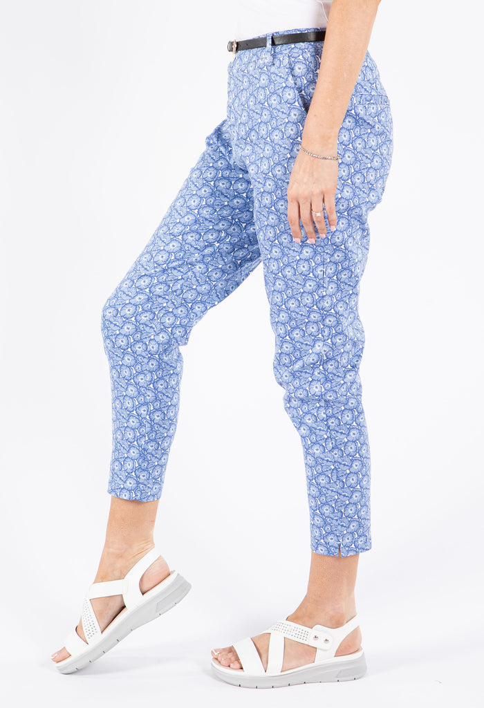 Floral Slim Fit Trousers