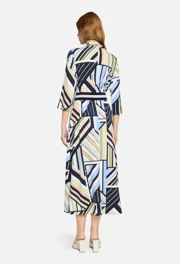 Flounce Midi Dress