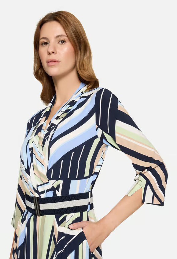 Flounce Midi Dress