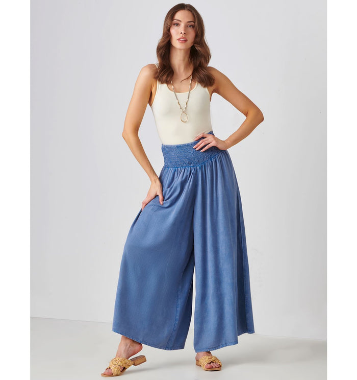 Flowy Viscose Wide Leg Pants