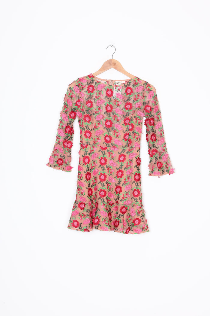 For Love & Lemons Womens Pink Dress Size S