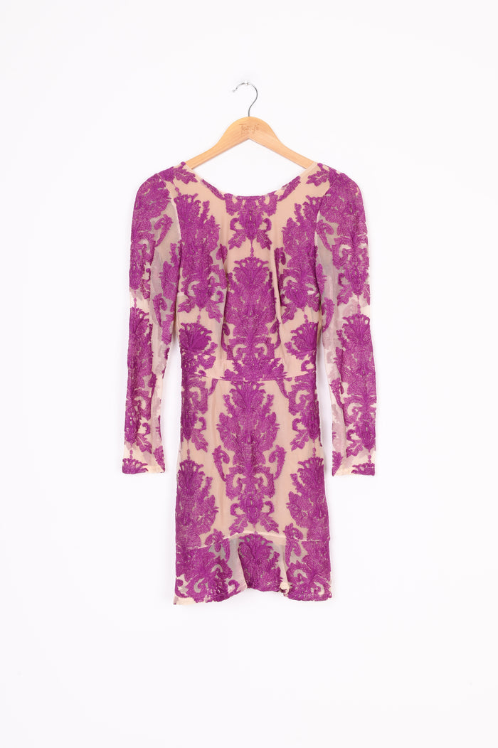 For Love & Lemons Womens Purple Dress Size XS