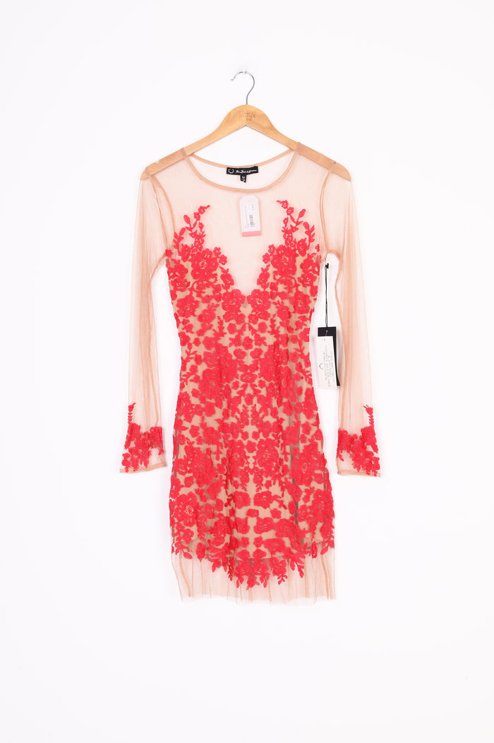 For Love & Lemons Womens Red Dress Size M