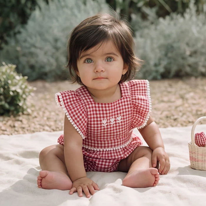 Fox & Finch Sundae Gingham Bodysuit